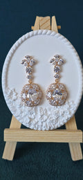 “Royal Bloom” Earrings – 14K Gold Plated