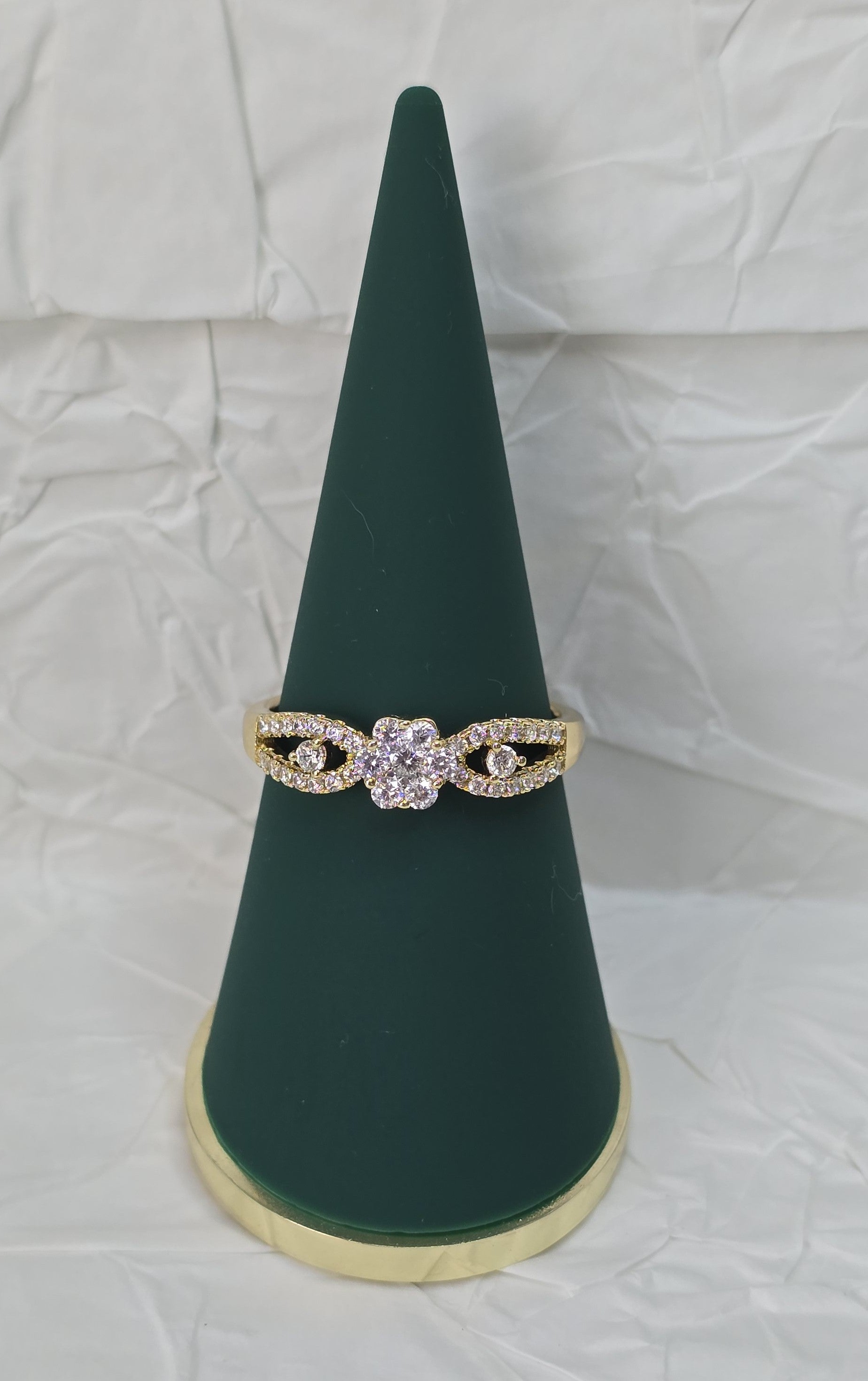 Aurora Blossom 14K Gold‑Plated Jewelry Set