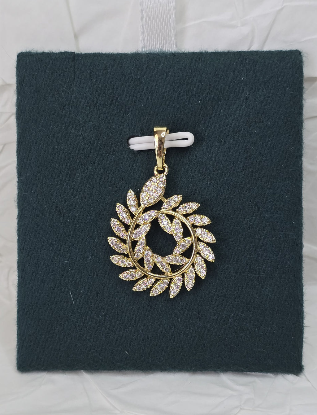 Golden Laurel 14K Gold‑Plated Jewelry Set