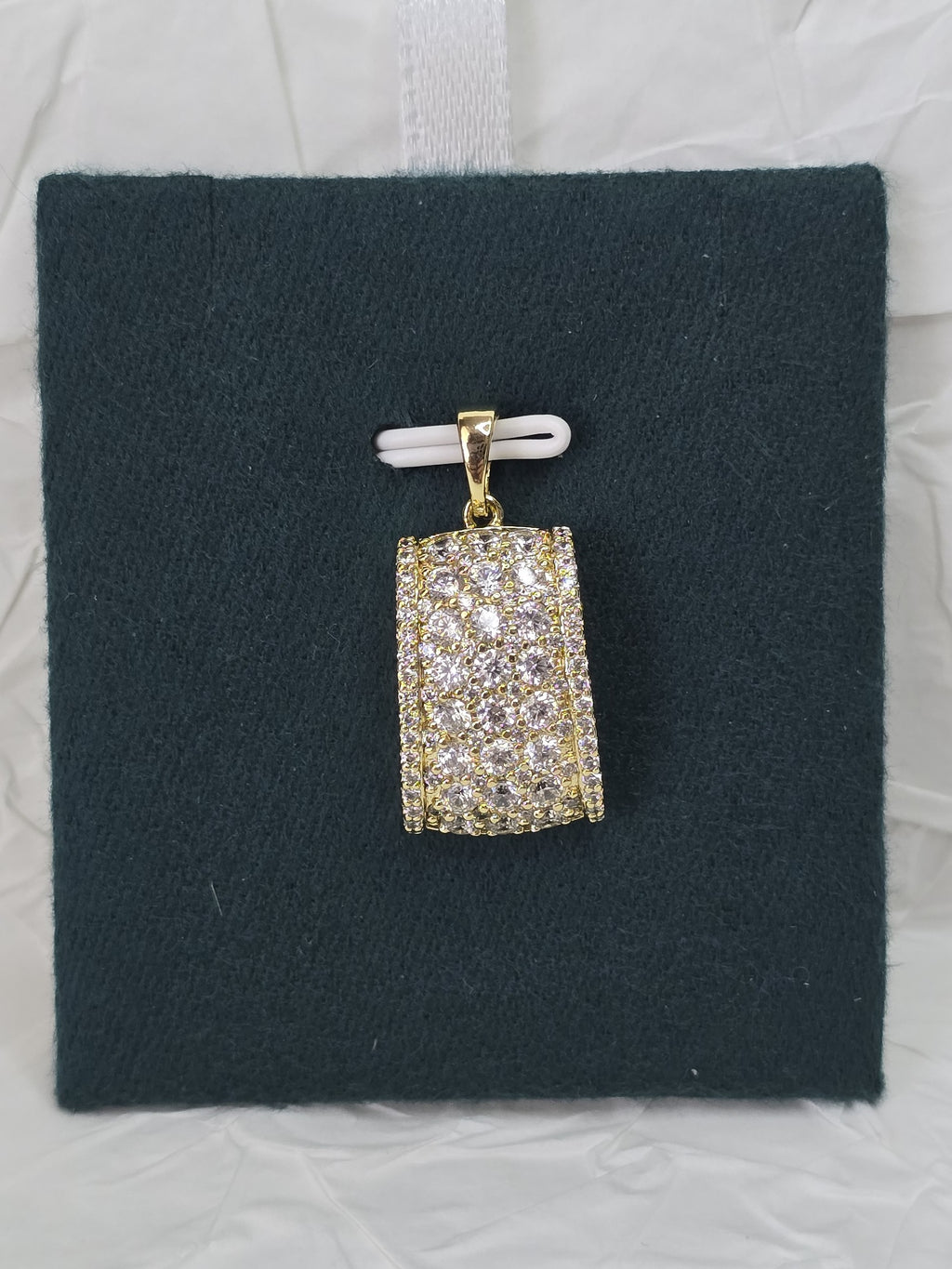 Diamond Crest 14K Gold‑Plated Jewelry Set
