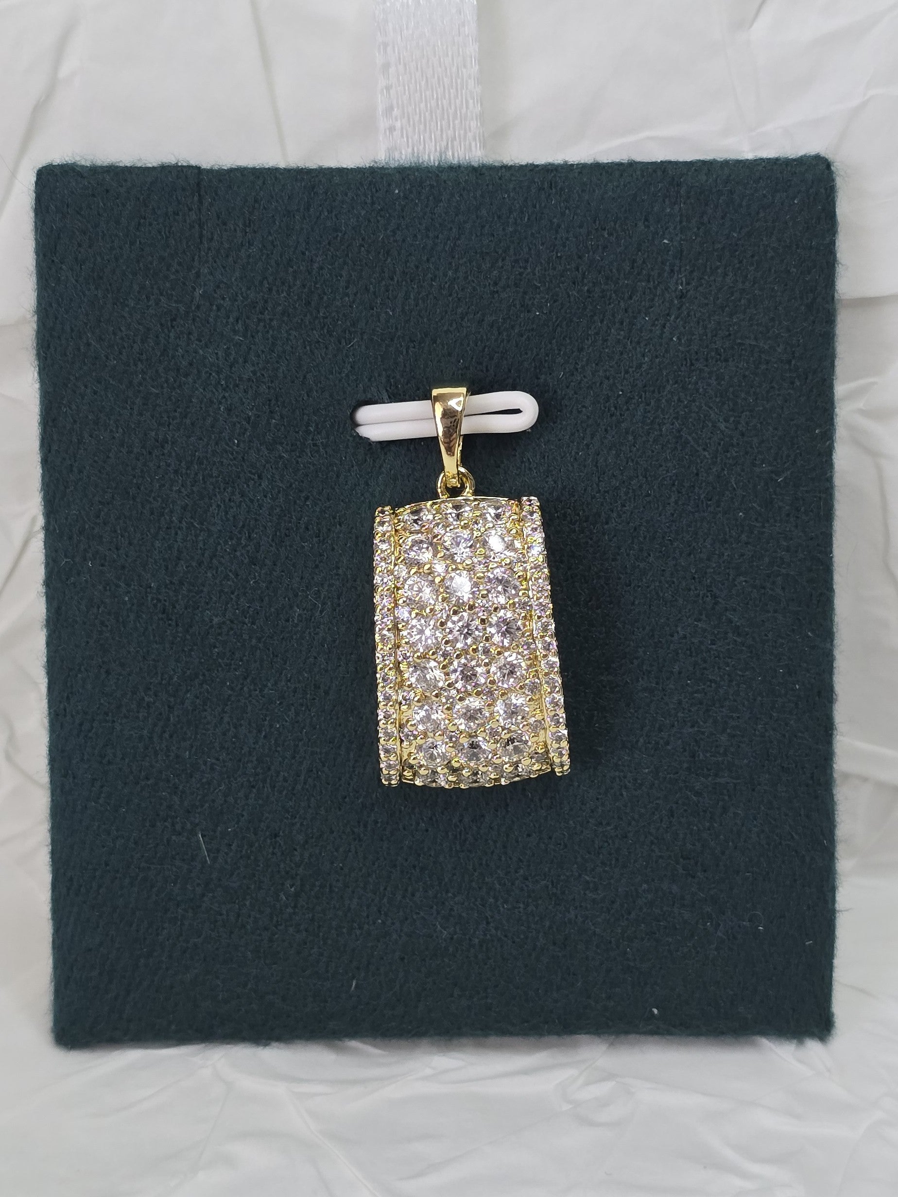 Diamond Crest 14K Gold‑Plated Jewelry Set