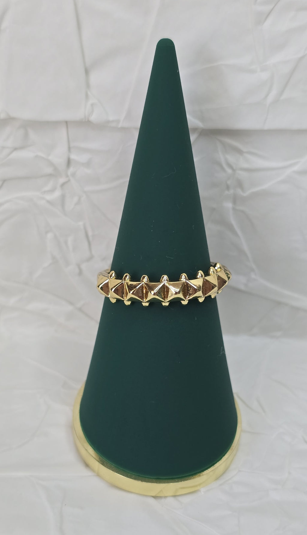 Golden Crest Spike 14K Gold‑Plated Jewelry Set