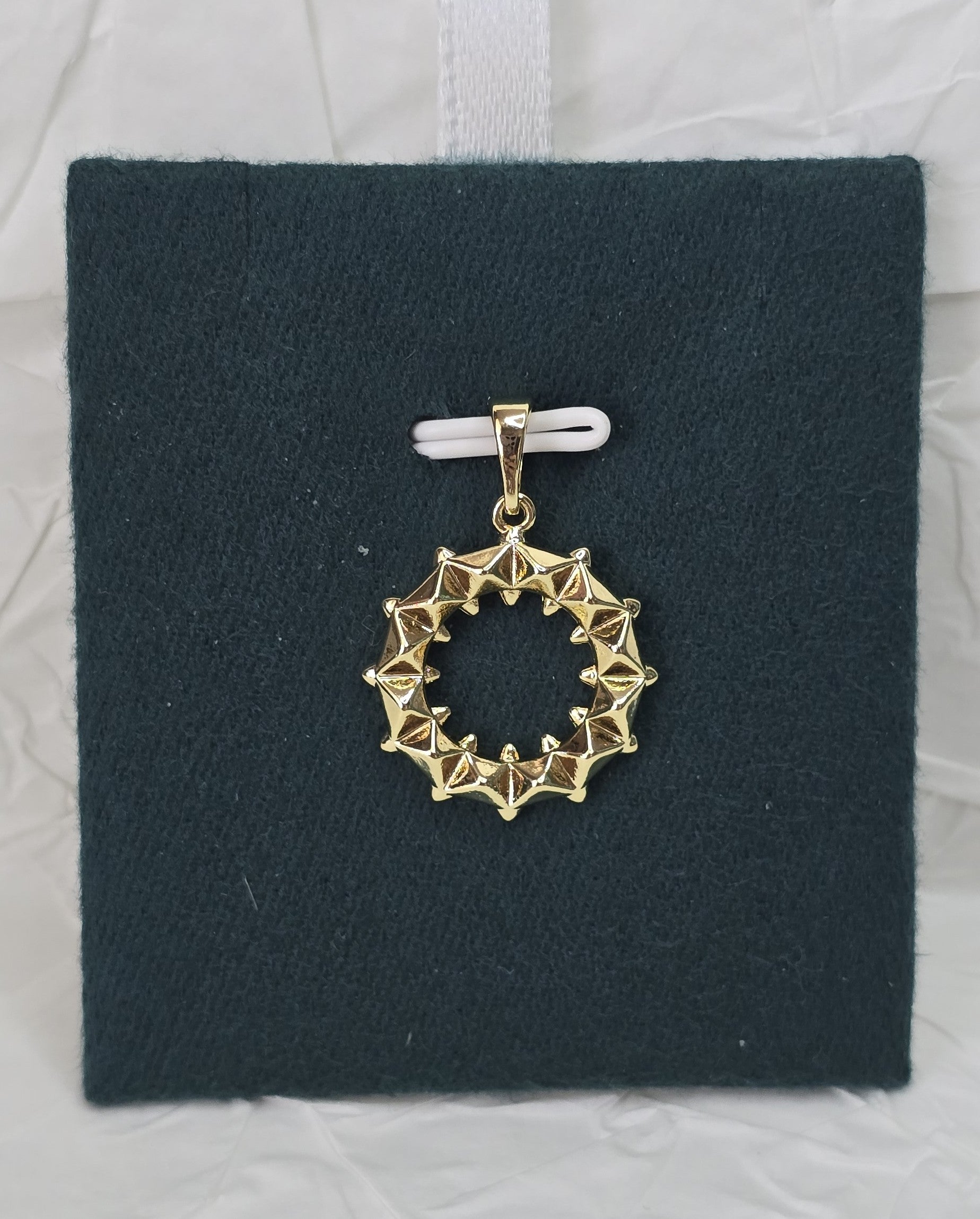 Golden Crest Spike 14K Gold‑Plated Jewelry Set