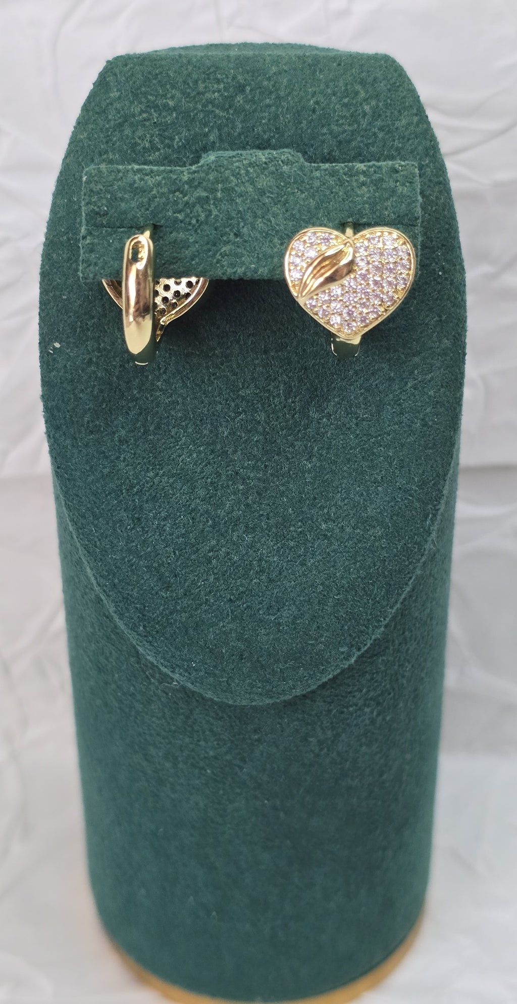 Golden Embrace Heart 14K Gold‑Plated Jewelry Set