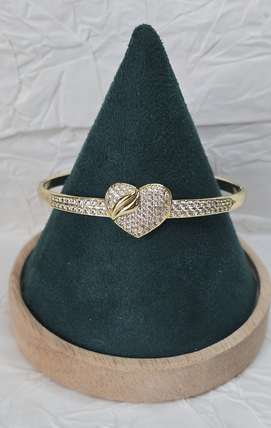 Golden Embrace Heart 14K Gold‑Plated Jewelry Set