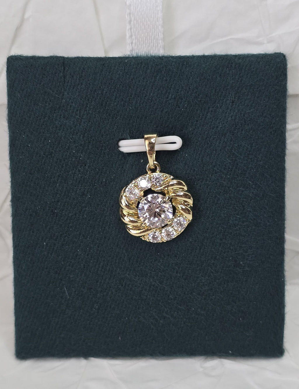 Golden Twirl Sparkle 14K Gold‑Plated Jewelry Set