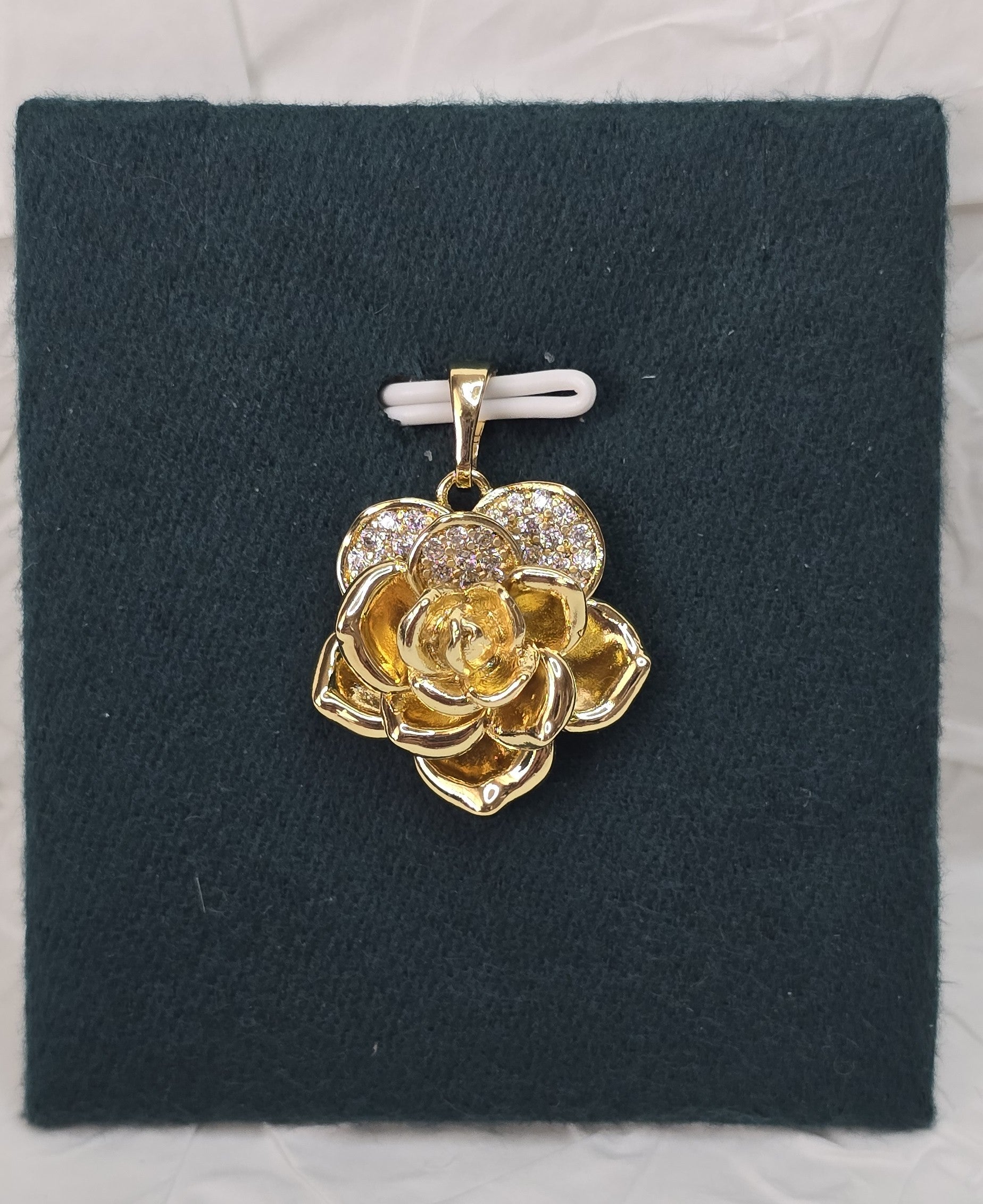 Golden Bloom Rose 14K Gold‑Plated Jewelry Set
