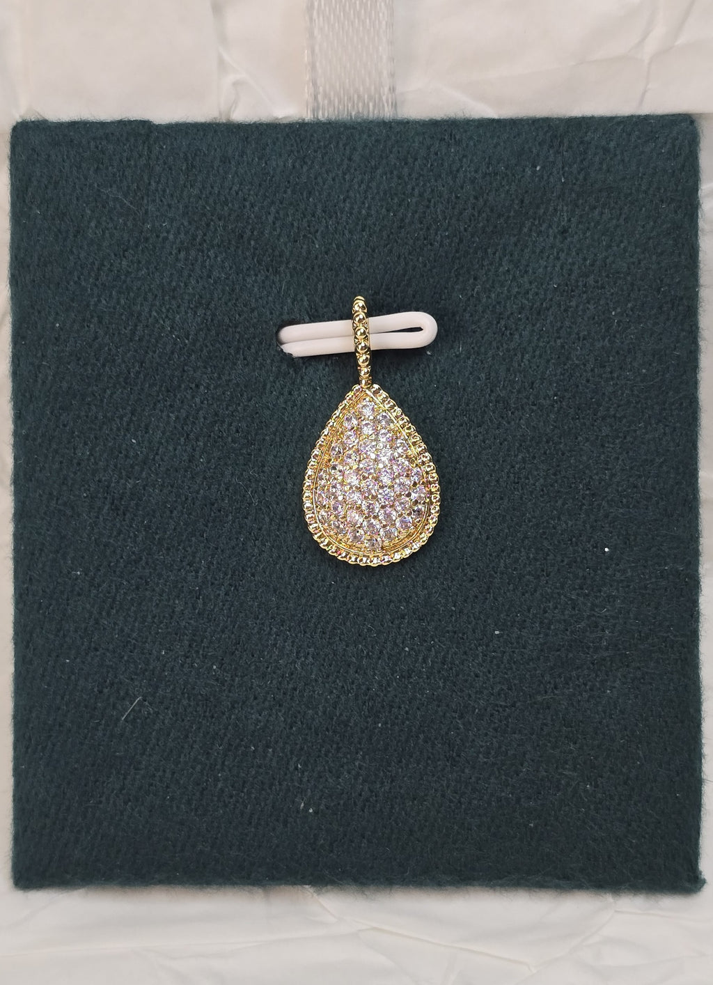 Golden Dewdrop Sparkle 14K Gold‑Plated Jewelry Set